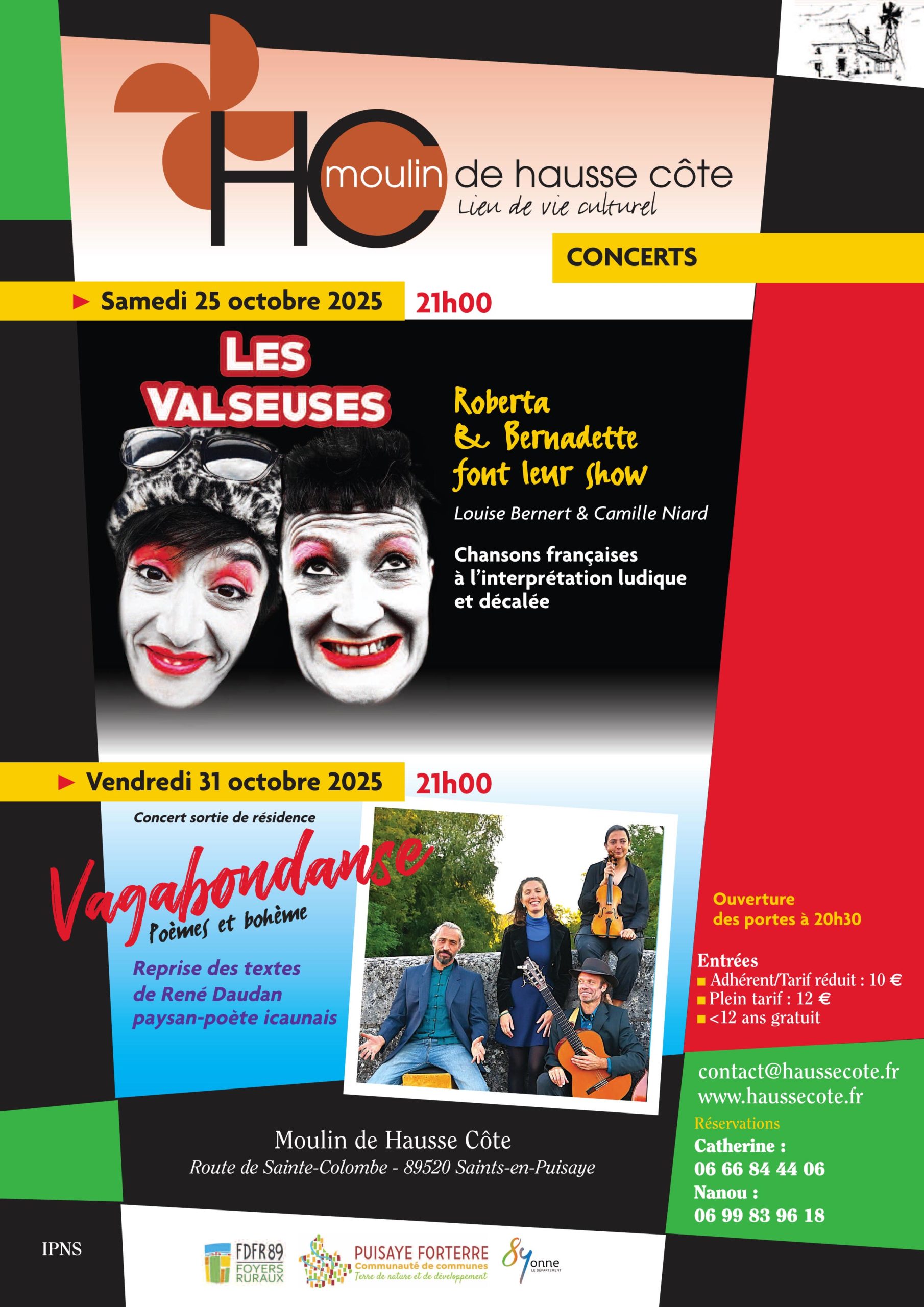 Roberta et Bernadette font leur spectacle "Concert"